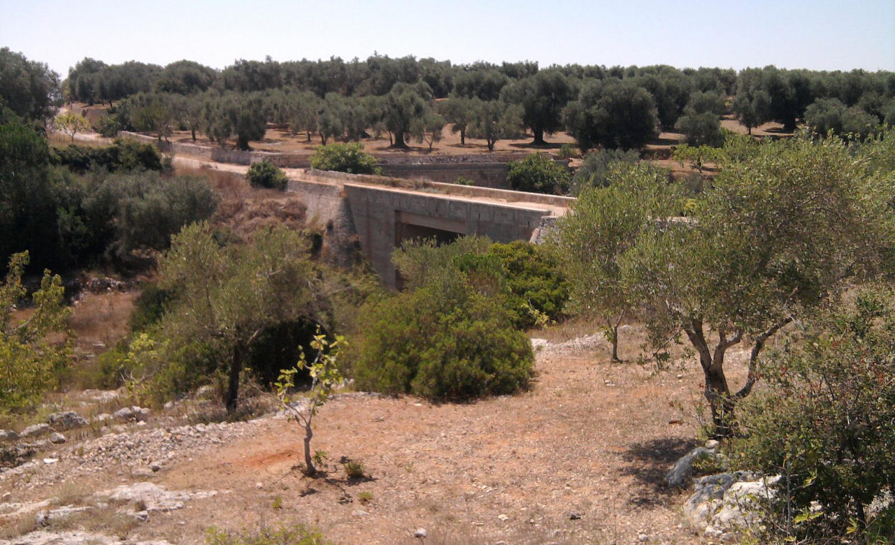 Ponte in località Li Fani di Salve, Lecce, Antonio Placido Buffelli