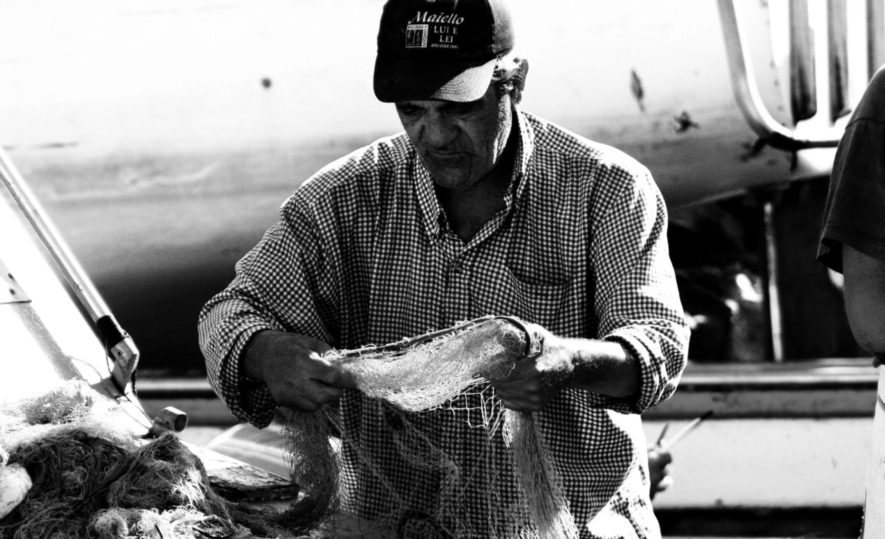 Andrea Materni, il pescatore, Ischia