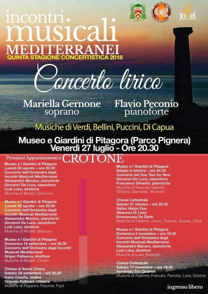 Concerto dell?orchestra Incontri musicali Mediterranei - Fondazioneconilsud.it