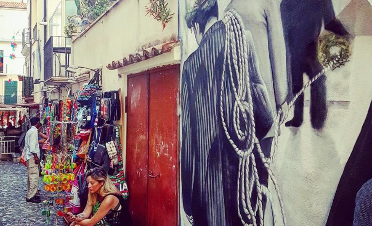 Gabriella Cantafio, Vicoli riqualificati con murales d’arte a Diamante, Diamante (CS)