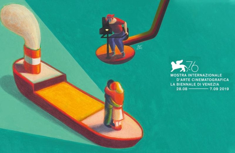 La locandina della 76esima edizione del Festival del Cinema di Venezia